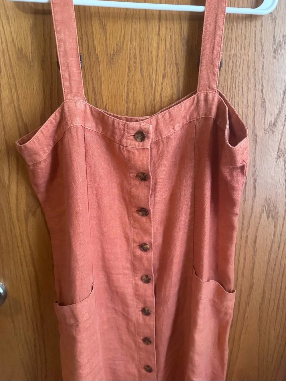 Faherty Button-Front Midi Dress - Picture 3 of 4